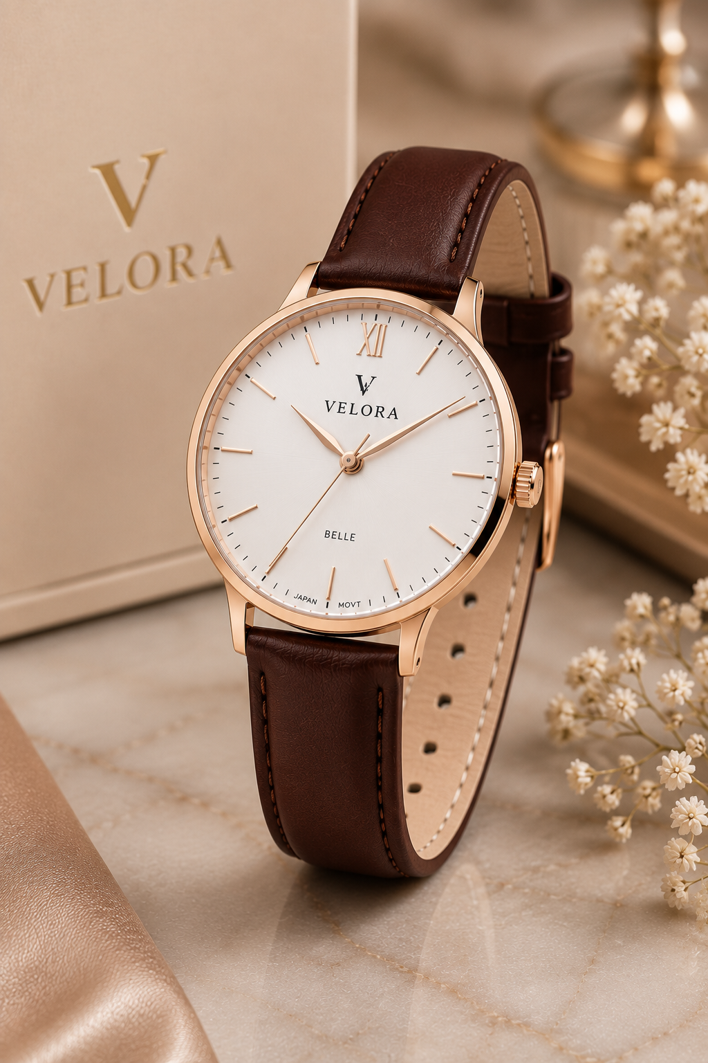 Velora Luna elegant women's watch