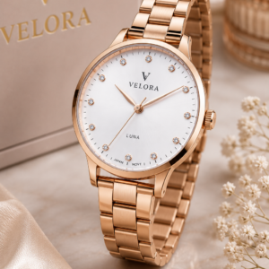 Velora Grace rose gold women's watch